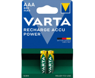 Varta Recharge Accu Power AAA 800mAh (2 szt.) - 1456593 - zdjęcie 1